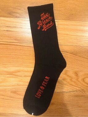 Zac Brown Band - Love & Fear Tour - Sphere - Official Merch Men's Black Socks